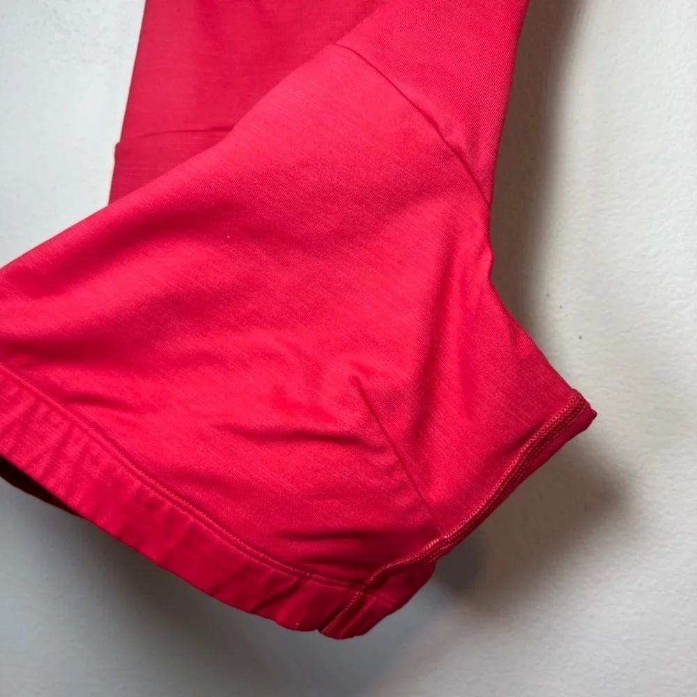 Outdoor Voices Longline Sports Bra Red Cropped Top Lined Gym Yoga Sporty Medium